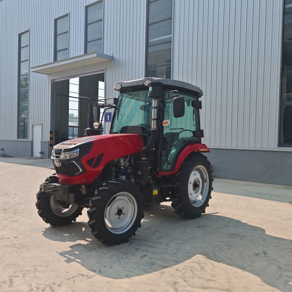 Agriculture Mini Compact 4Wd Diesel Tractor De Granja 4X4 50Hp 8+8 Gears Hydraulic Output Stage 5 Farm 50Hp Tractor