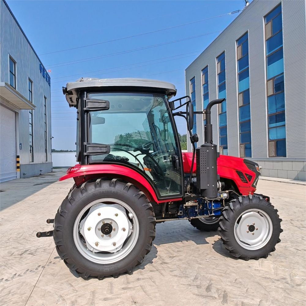 Agriculture Mini Compact 4Wd Diesel Tractor De Granja 4X4 50Hp 8+8 Gears Hydraulic Output Stage 5 Farm 50Hp Tractor