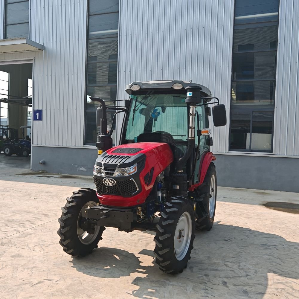Agriculture Mini Compact 4Wd Diesel Tractor De Granja 4X4 50Hp 8+8 Gears Hydraulic Output Stage 5 Farm 50Hp Tractor
