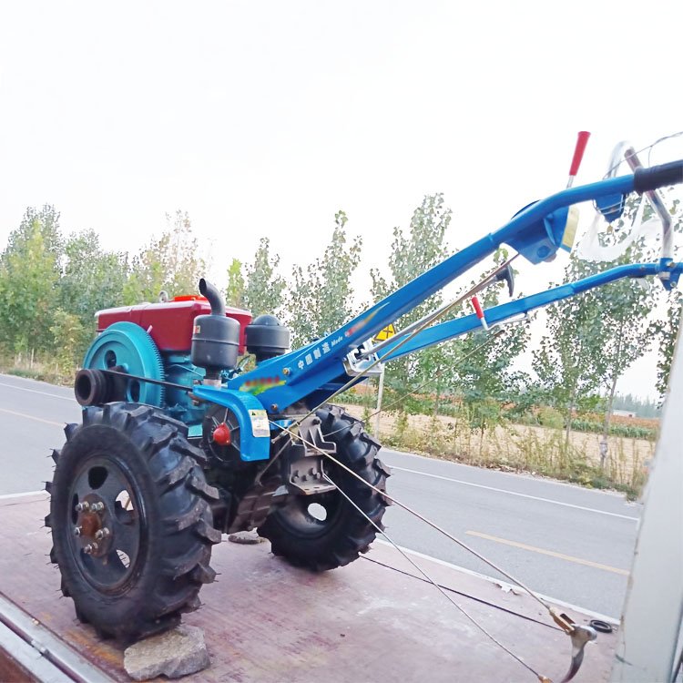 Small Agricultural Power Machinery Large Horsepower Diesel Engine Supported Walking Wheel Tractor