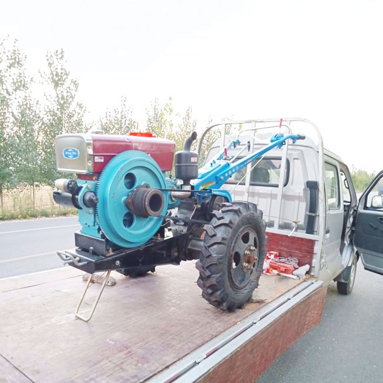 Small Agricultural Power Machinery Large Horsepower Diesel Engine Supported Walking Wheel Tractor