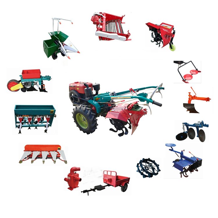 2022 Hot Selling Good Flexibility 20hp Mini Two Wheel Drive Walking Tractor with Lowest Price Two Wheeled Tractor for Promotion