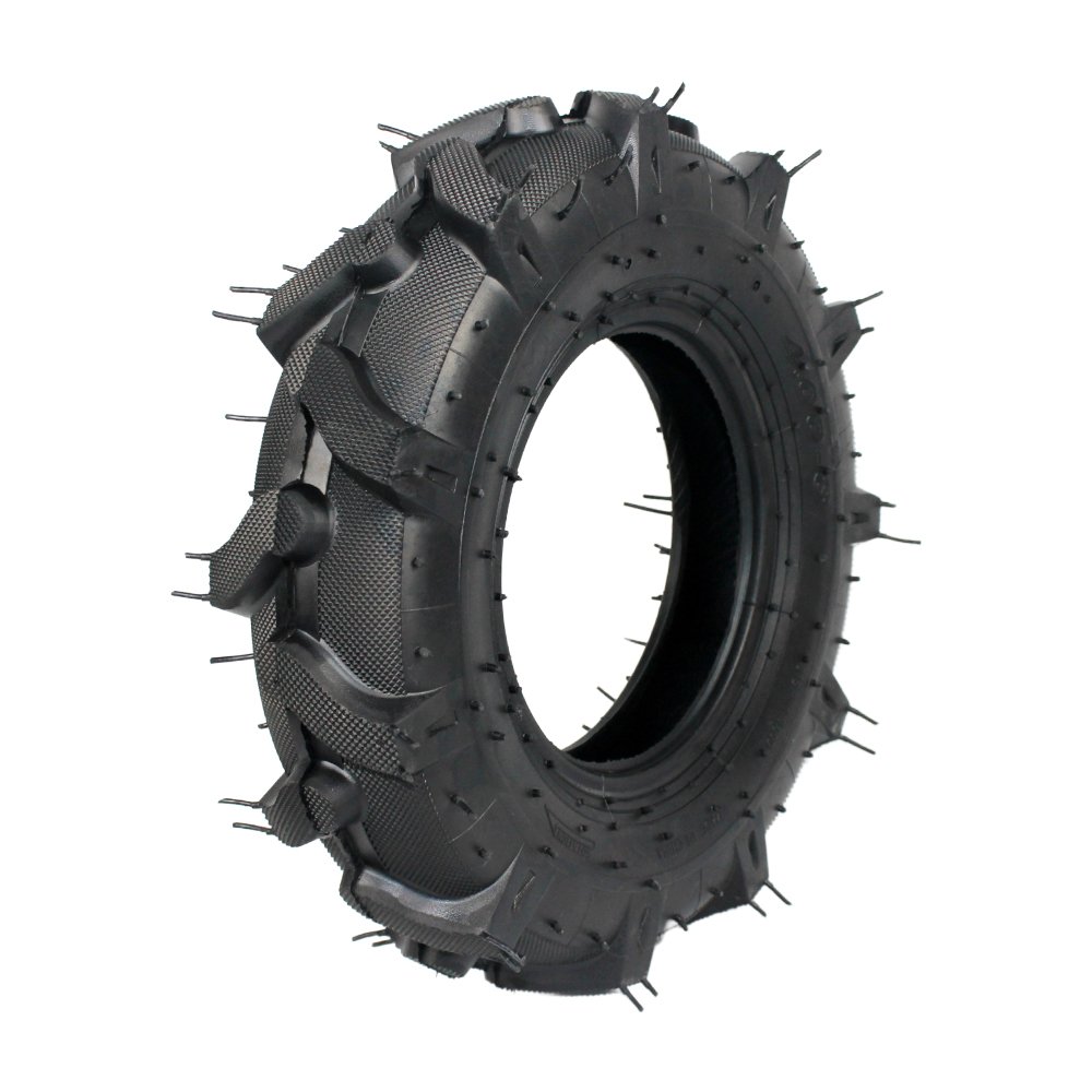 16 Inch Wheelbarrow Tractor Tyres 400x8 4.00-8 Flat Free Rubber Tyres for Russia Market