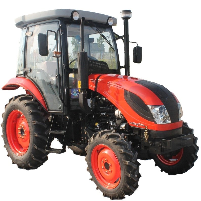 55hp 4WD 4x4 Farm Tractor with Cabin and AC Utility Agricultural Tractor Used for Farming
