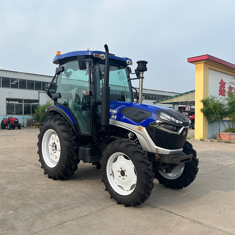 Deluxe 50 HP Farm Tractor 4WD Wheels New Yangdong Engine Core Components Including Motor Pump Gear Gearbox Bearing Mini Tractor