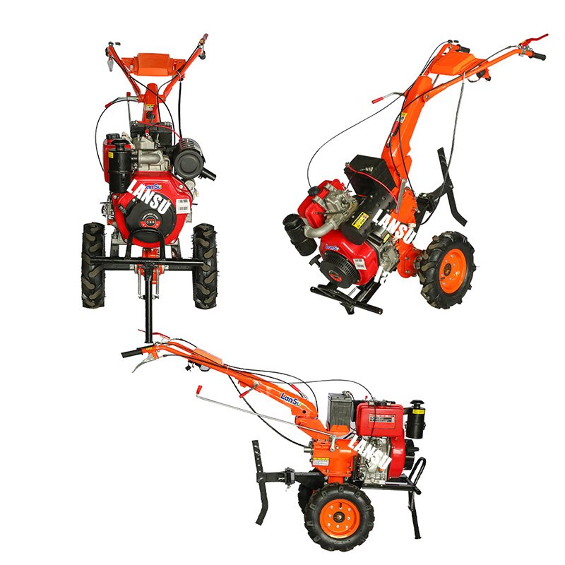 Gasoline Rotary 6HP Chinese Tille Agricultural Paddy Tiller Tractor Atv Tiller Motozappa Tiller
