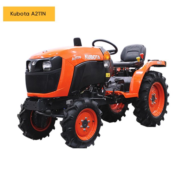 Kubota A211N 4WD Wheel Tractor New Super Draft Control System for Farming Mini Agriculture Walking Tractor Core Gear Components