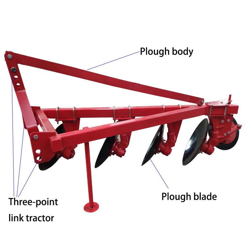 China Farming Tractors Chines Tractor with Plough Harrow Tailer