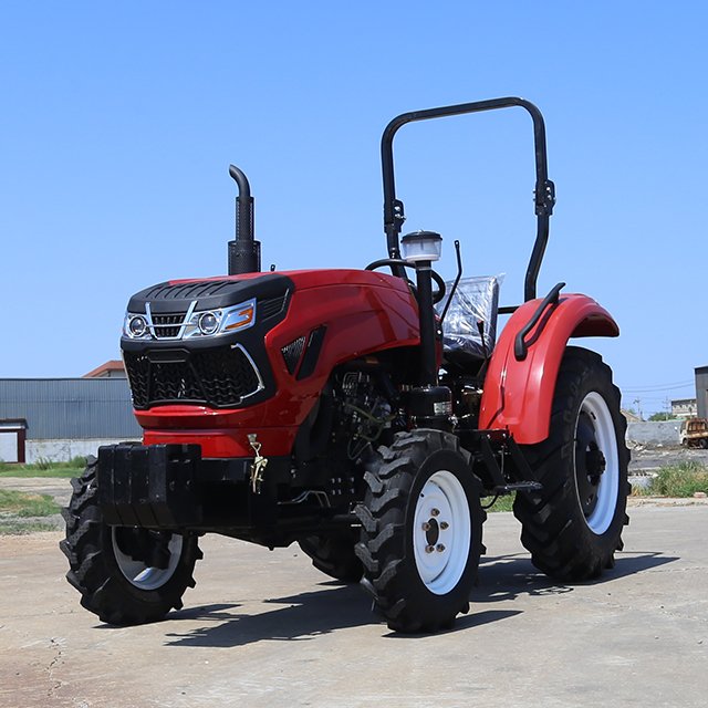 Cheap Agricultural Mini Farm Tractors With Front End Loader Machine Walk-behind Tractor With Disc Plow 4x4 Tractor