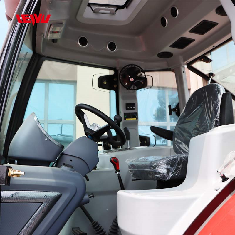 Factory Sale Wheel Tractor Loader Ac Cab 504 604 804 Farm Tractors Agriculture