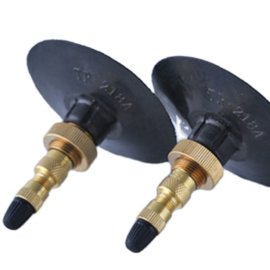 TR218A OTR Gas-liquid Valve Tube Base Brass Rod and Natural Rubber Agricultural Tractor Tire Inner Tube Valve