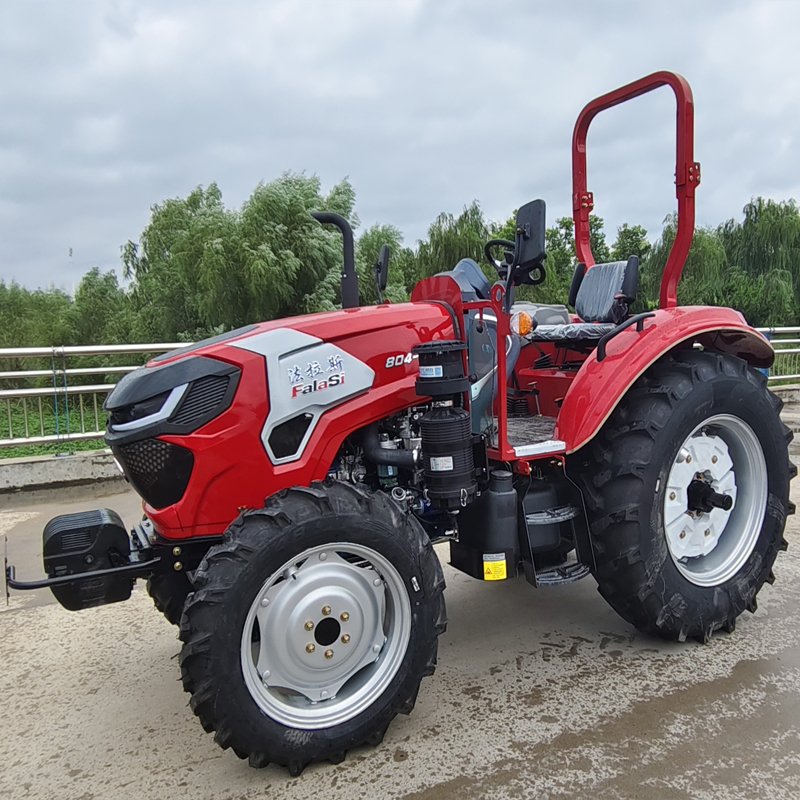 Falath China Factory Multifunctional Small Tractors WheelMultifunctional Tractors for Agriculture 80hp 4wd 4x4 Farm Tractor