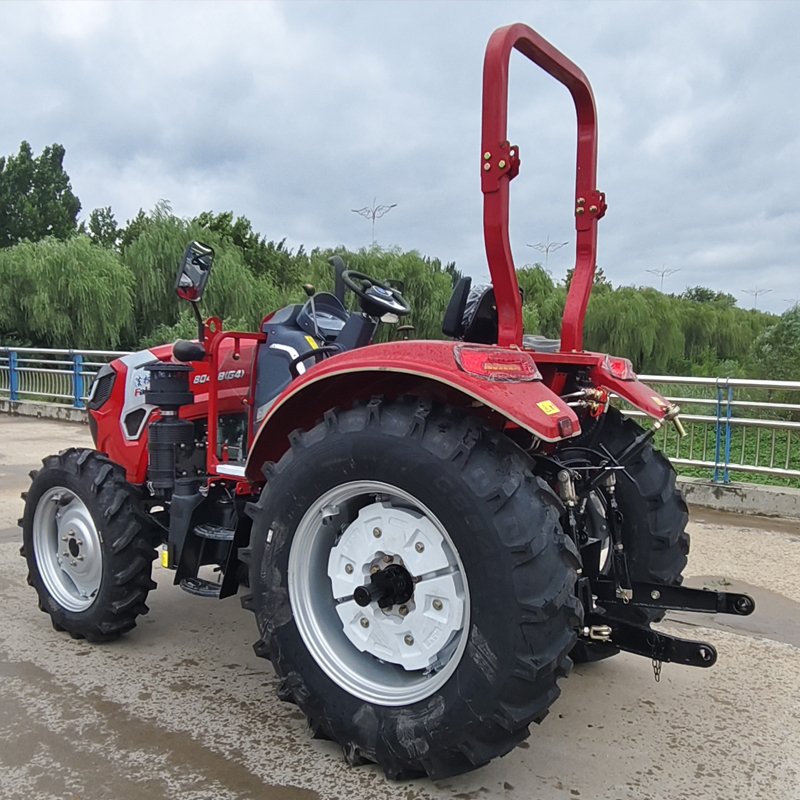 Falath China Factory Multifunctional Small Tractors WheelMultifunctional Tractors for Agriculture 80hp 4wd 4x4 Farm Tractor