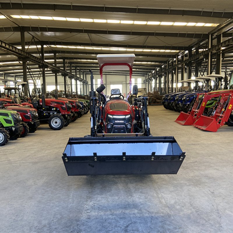 Agricultural Machine Equipment 4 Cylinder Engine 4 Wheel Riding Walking Tractor with Lawn Mower