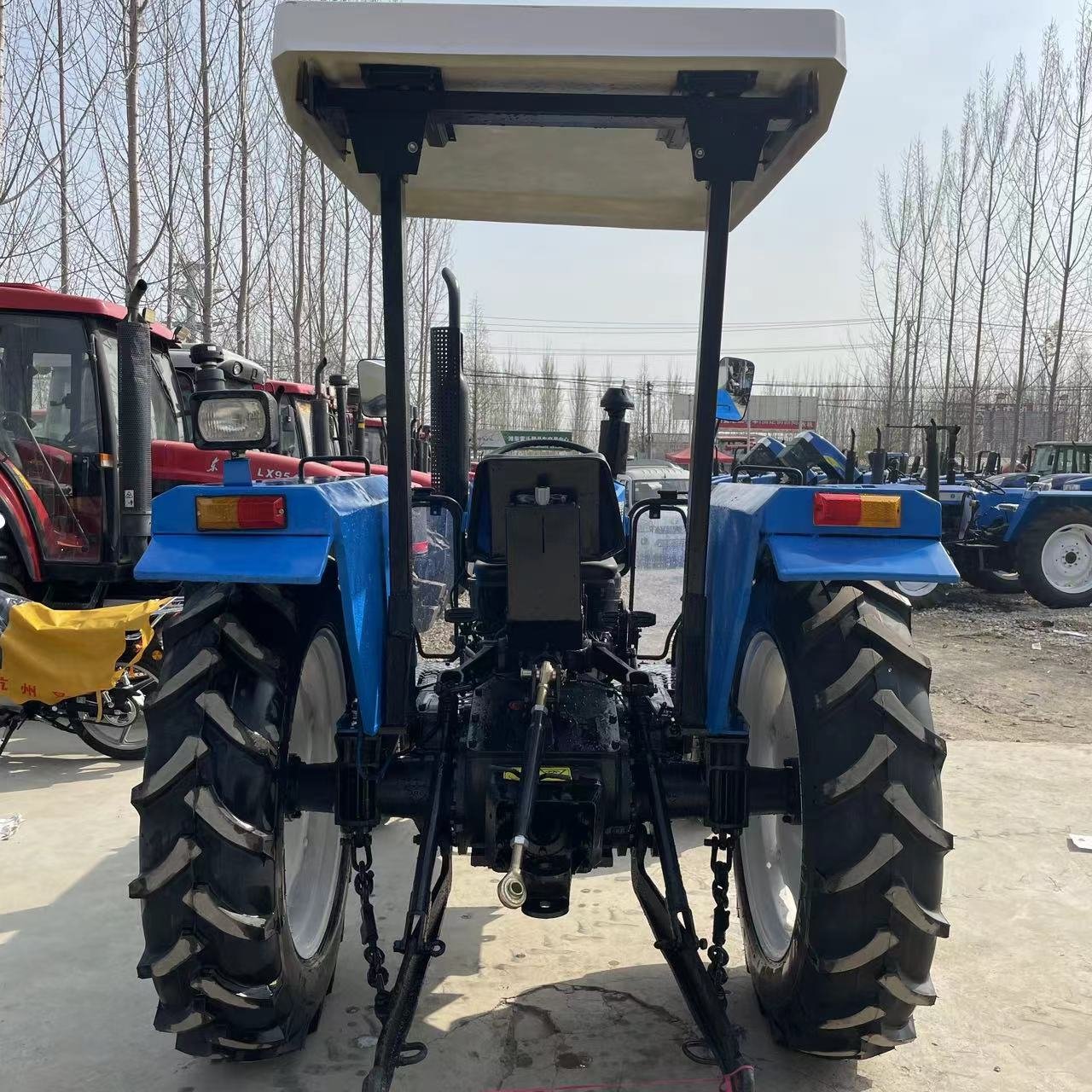 Used Holland Wheel Tractor SH504 4wd Farm Works Tractor 50hp in Good Condition