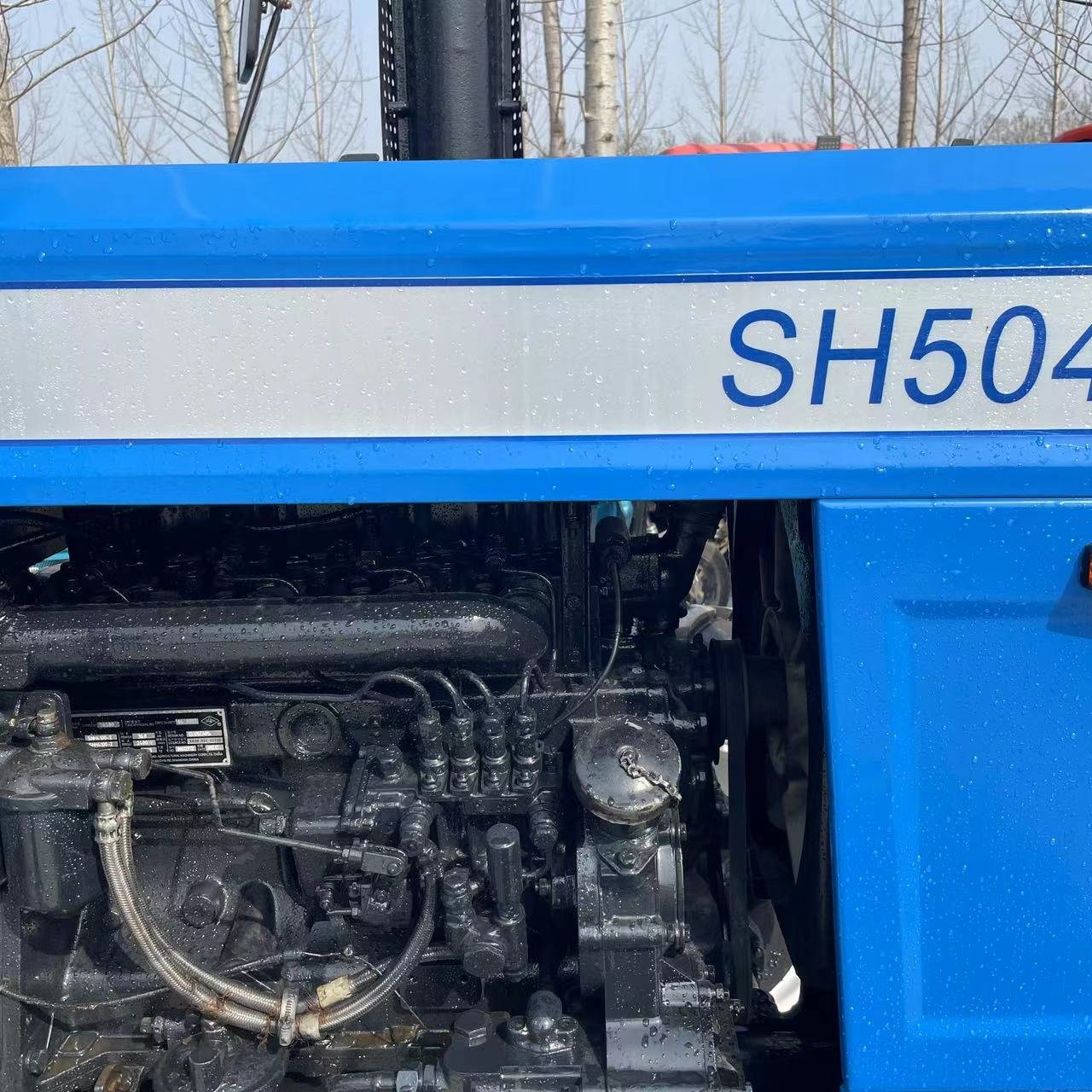 Used Holland Wheel Tractor SH504 4wd Farm Works Tractor 50hp in Good Condition