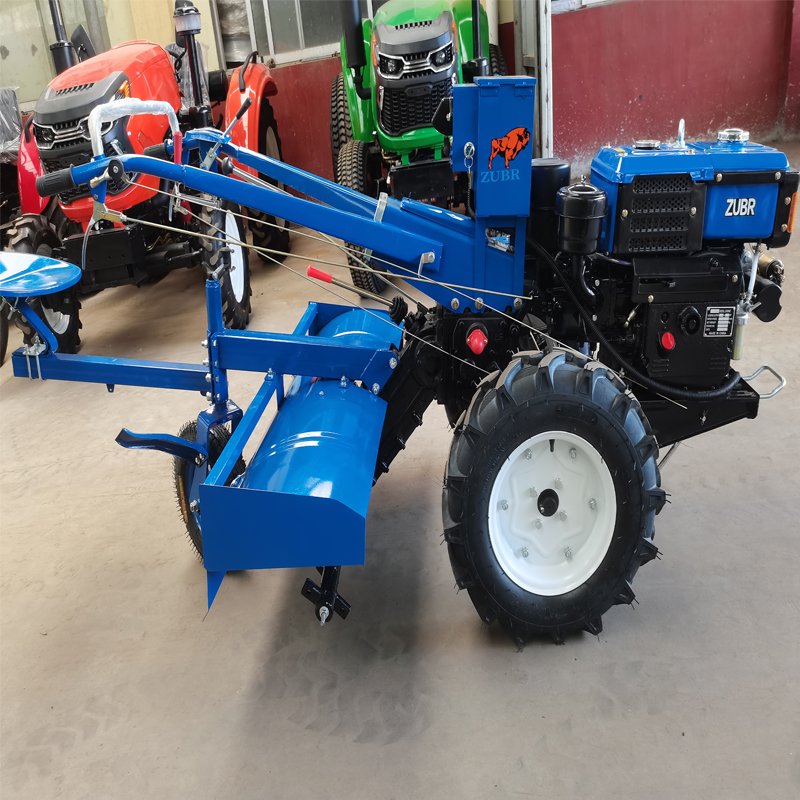 Falath 20HP Diesel Engine Power Walking Tractor High Quality Two-Wheel Drive Handheld Core Include Motor Pump Gear Agriculture