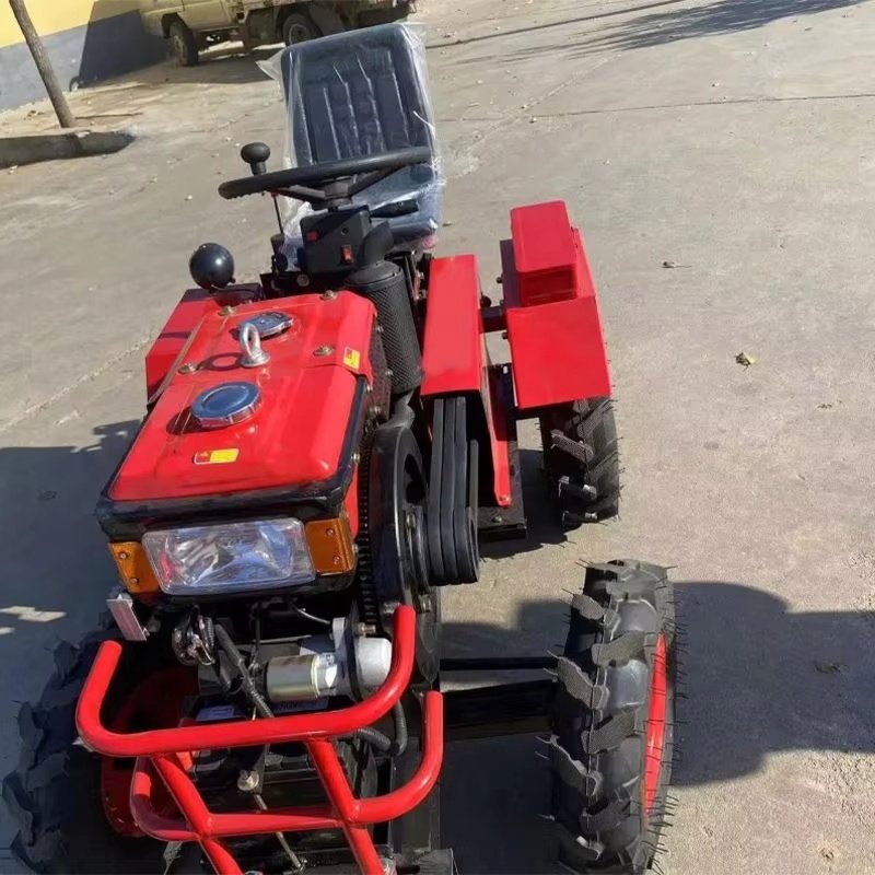 Hot Selling New 4WD Mini Farming Tractors with Wheel Agriculture Machinery Equipment for Farming Core Motor Components Included
