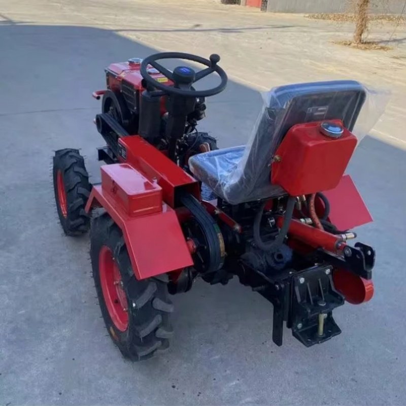 Hot Selling New 4WD Mini Farming Tractors with Wheel Agriculture Machinery Equipment for Farming Core Motor Components Included