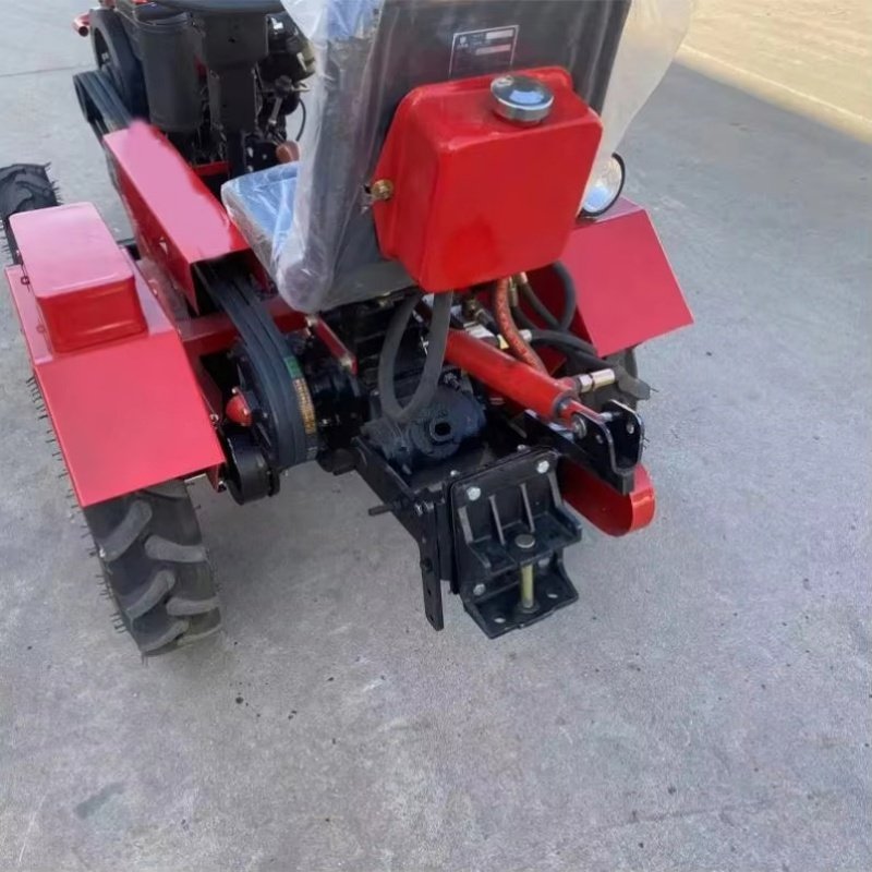 Hot Selling New 4WD Mini Farming Tractors with Wheel Agriculture Machinery Equipment for Farming Core Motor Components Included