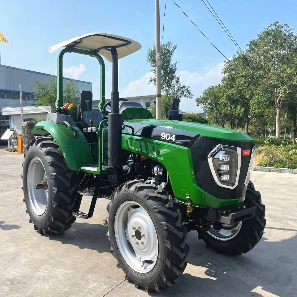 Factory Price 12+12 Shuttle Shift Agricultural Machinery Canopy Model 4 diesel Engine 90hp Farm Tractor