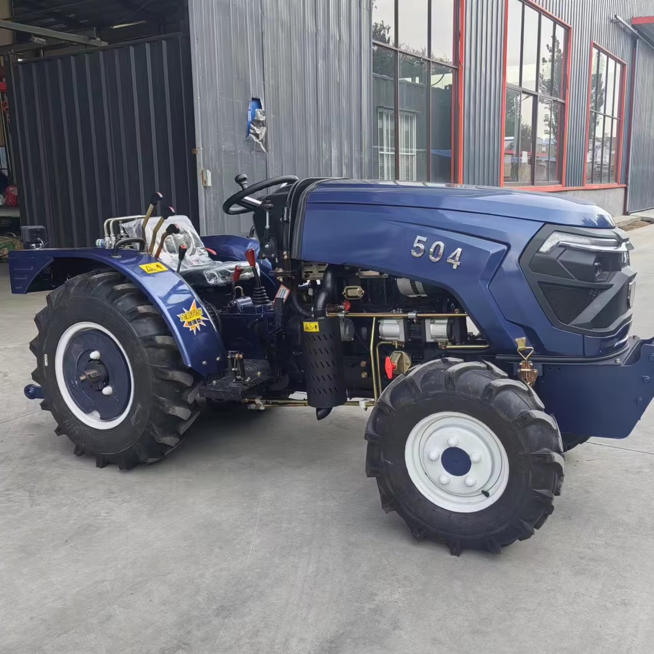 4x4 50 HP Multifunctional Agricultural Tractor Mini Four-Wheel Garden Tractor with Core Engine and Bearing Components