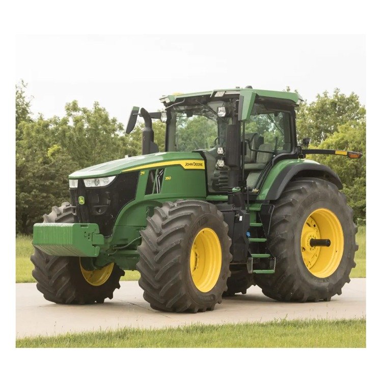 Used 185hp 140hp 120hp 4WD John Deere Tractor with Rotary Machine Agricultural Farm Tractor 80hp Engine Second Hand Condition