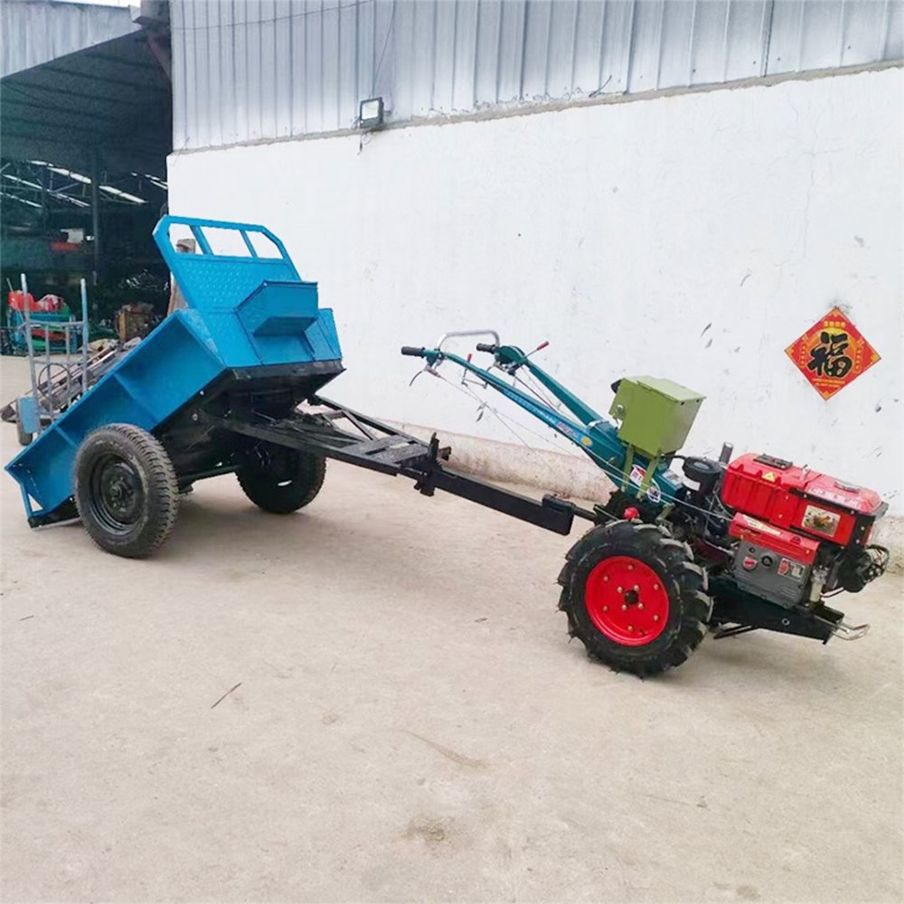 Farm Machines Small Tiller Machine Compact Ploughing Machine 12hp 15hp 18hp Diesel Mini Hand Walking Tractor