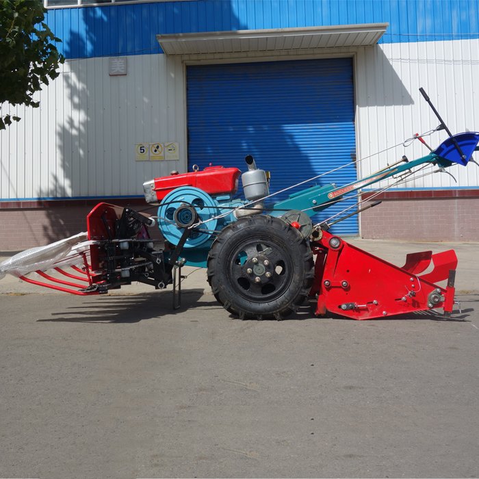 China Mini Farm Hand Walking Tractor 12HP Farm Walking Tractor Small QLN-121 Two Wheel Tractor Plows for Garden
