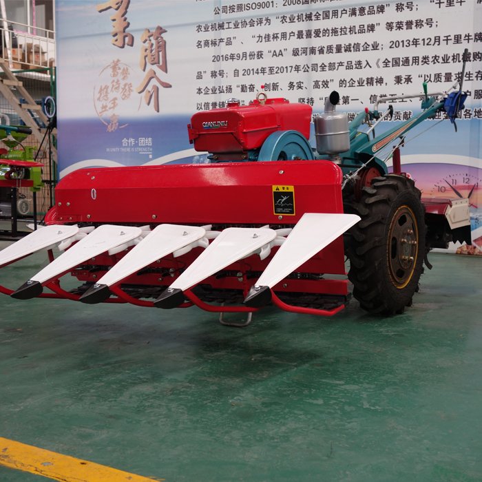 China Mini Farm Hand Walking Tractor 12HP Farm Walking Tractor Small QLN-121 Two Wheel Tractor Plows for Garden