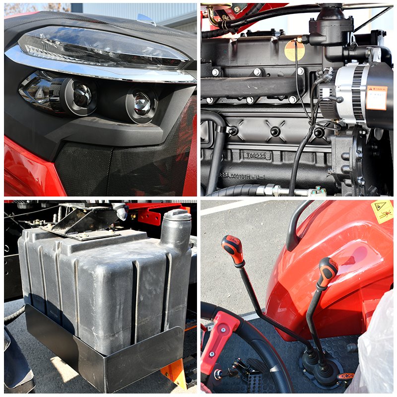 Chinese Brand 4x4 120HP High Horsepower Tractor Agricultural Tractor with Environmental Engine 4wd Small Mini Tractor