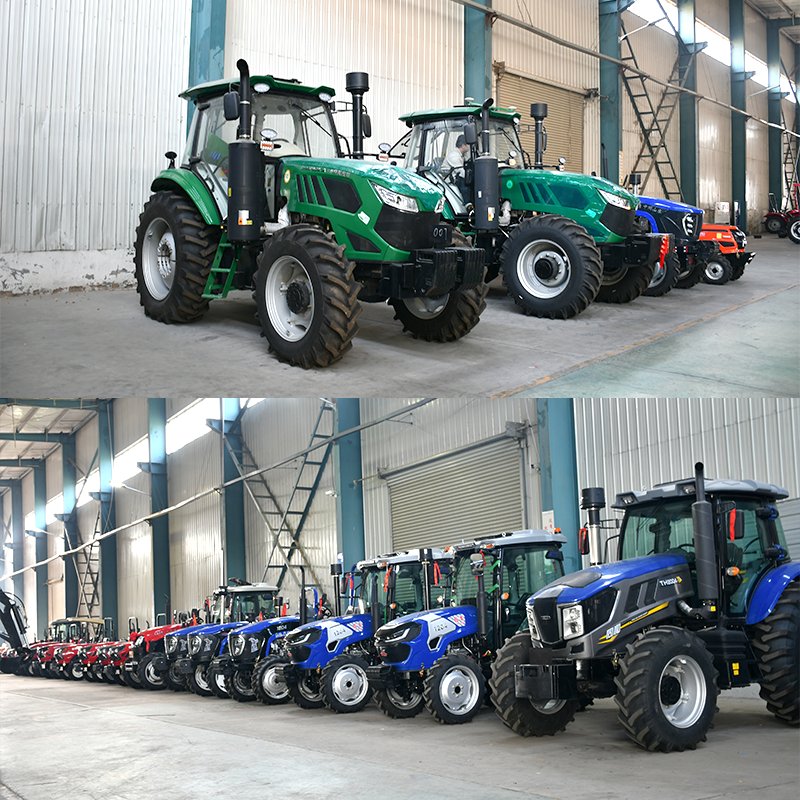 Chinese Brand 4x4 120HP High Horsepower Tractor Agricultural Tractor with Environmental Engine 4wd Small Mini Tractor