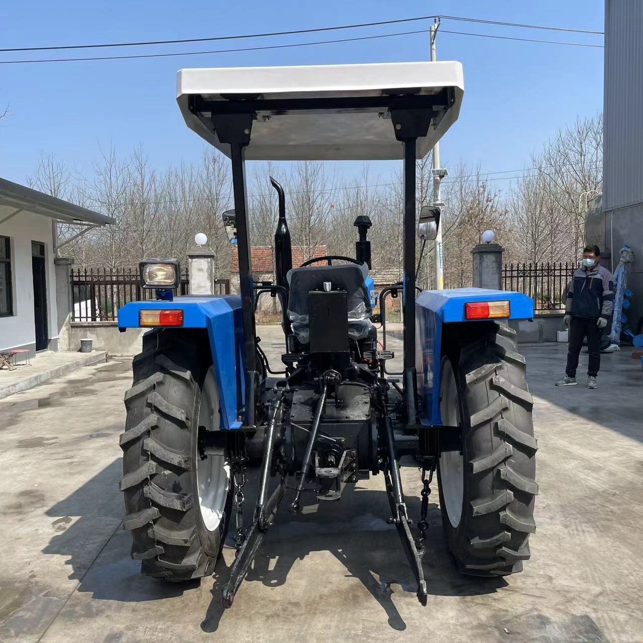Shanghai SH504 4wd Farm Works Tractor 55hp 50hp in Good Condition