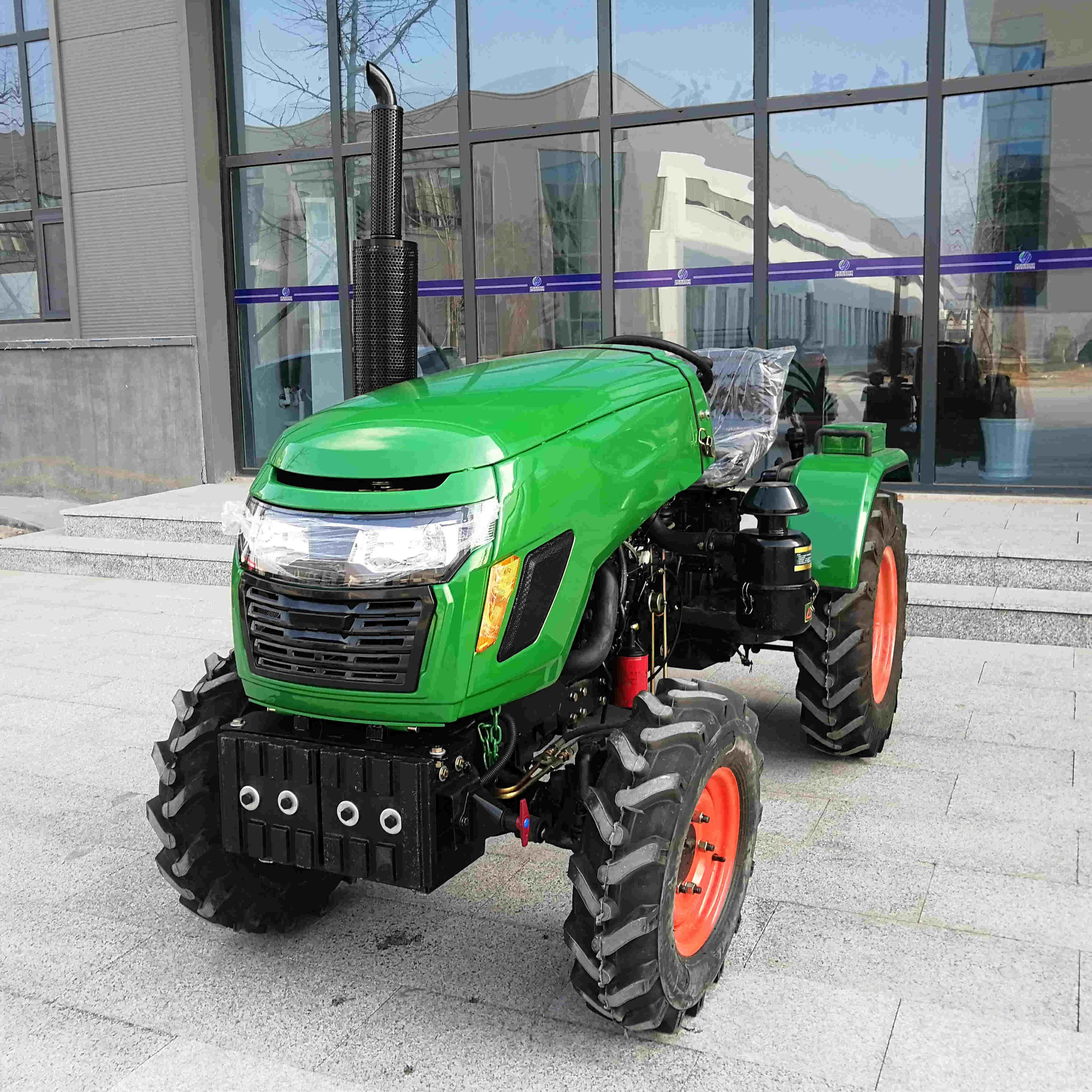 2021agricultural Machinery Mini Lawn Mower Wheeled Tractor 20hp 4wd with Lawn/slasher Mower for Sale
