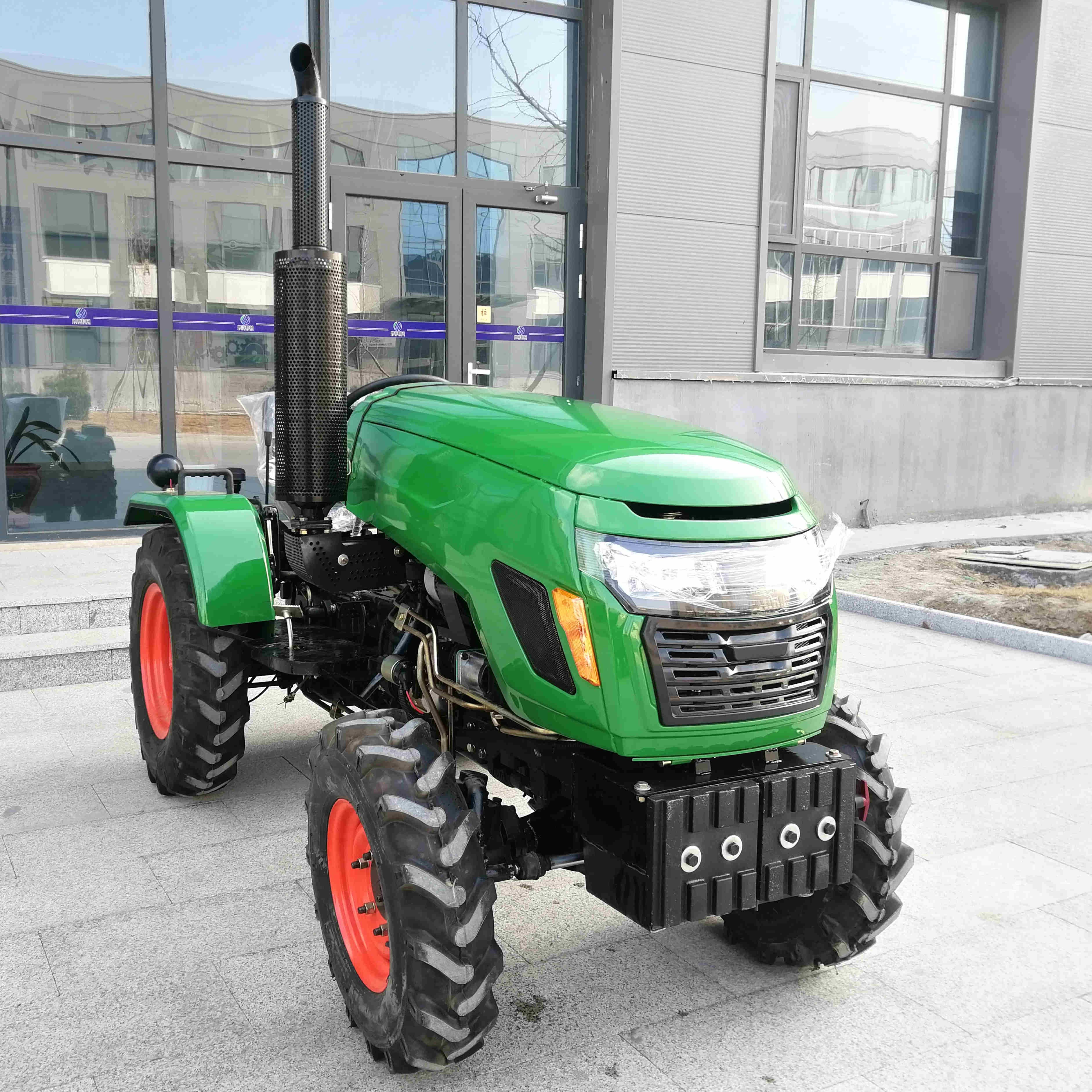 2021agricultural Machinery Mini Lawn Mower Wheeled Tractor 20hp 4wd with Lawn/slasher Mower for Sale