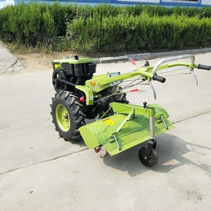 Hand-held Mini Power Tiller diesel Engine with Ditcher Grass Wheel for Farm Use