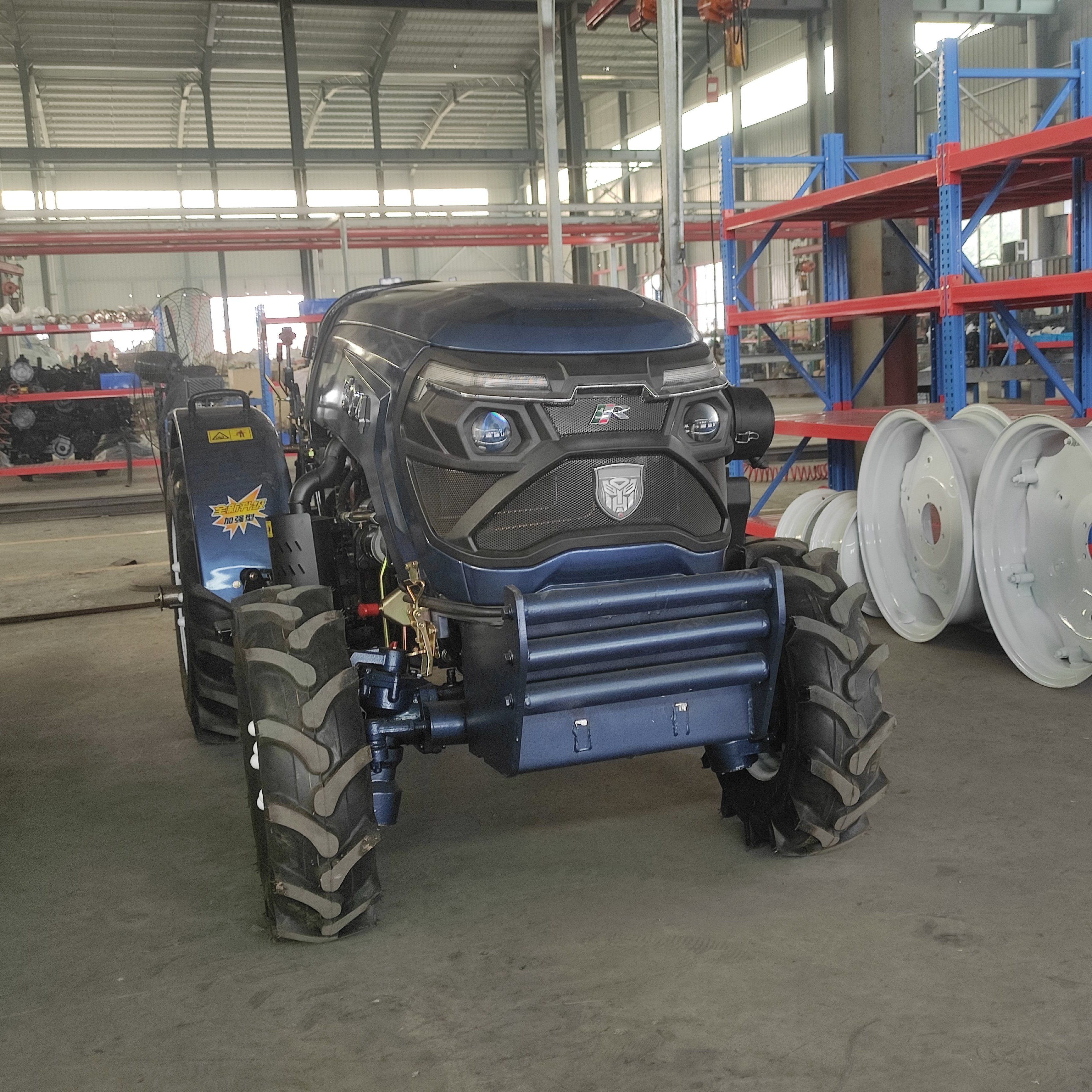 4 Cylinder Engine 50hp Agricultural Machine Equipment Multifunctional 4WD Wheel Tractor Cabin Used Condition Motor Pump Gear