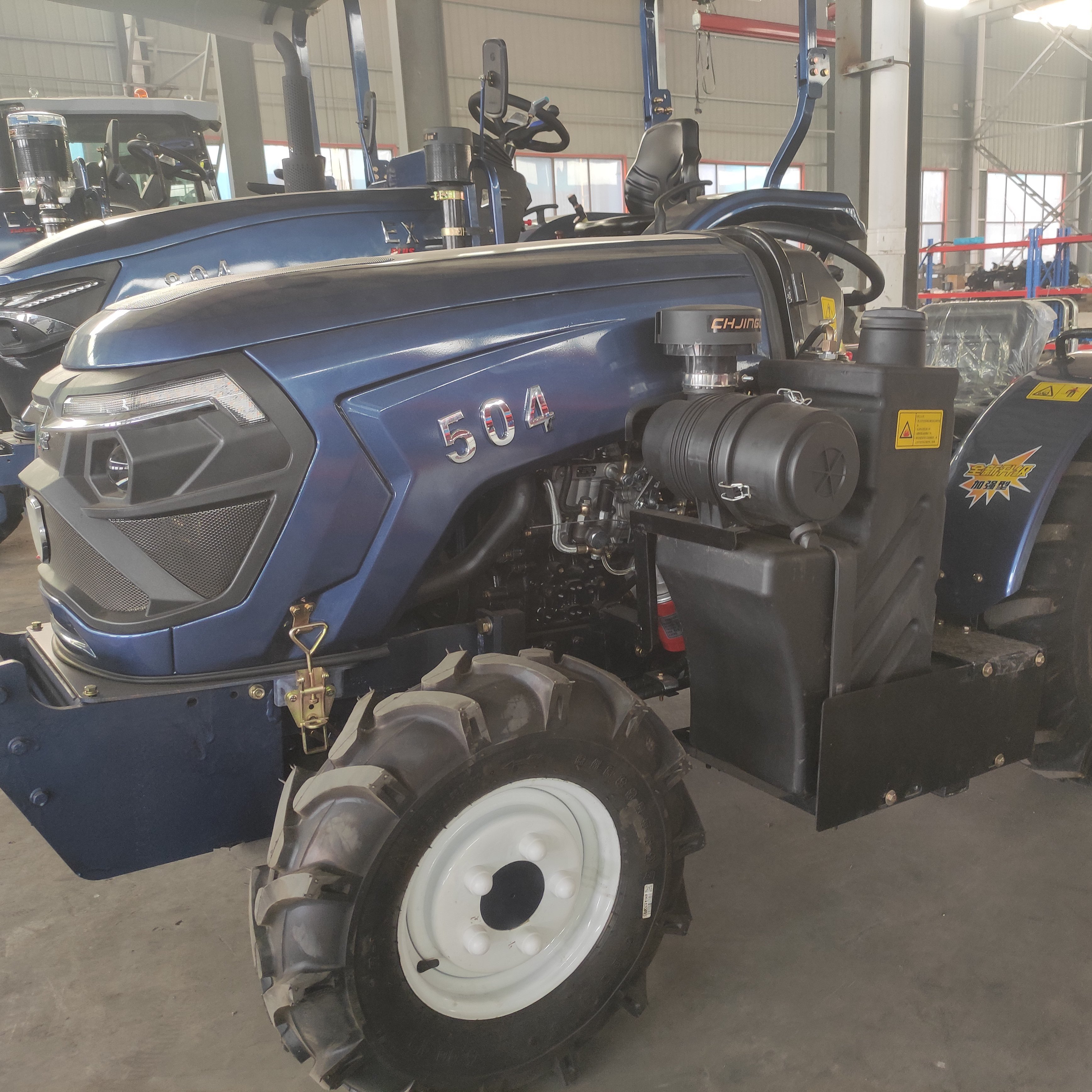 4 Cylinder Engine 50hp Agricultural Machine Equipment Multifunctional 4WD Wheel Tractor Cabin Used Condition Motor Pump Gear