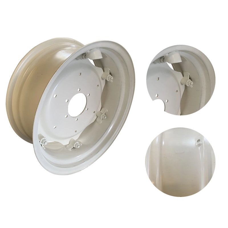 Factory Bolt and Welding 7*20 Steel Wheel Rims W7x20 Agricultural Tractor Wheels for 8.3-20 Tires