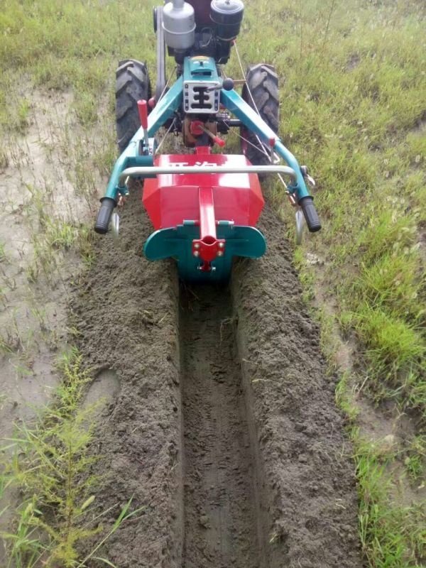 Chinese Small Farm Rotary Tiller 12Hp 15Hp 20Hp Two Wheel Mini Hand Tractor Walk Behind Tractors