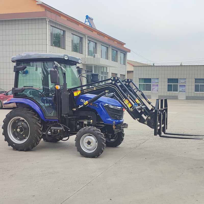 Multifunctional Tractor Agricultural Farming Small Compact Tractors Mini 4x4 Electric Starter Tractor with Front End Loader