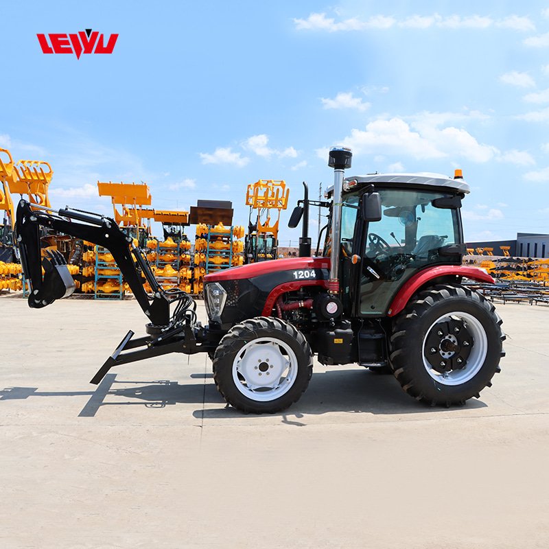 Chinese manufacturer cheapest tractor CE Certified Four-Wheel Hydraulic 100HP 80HP Excavator Tractor for Agricultural Use