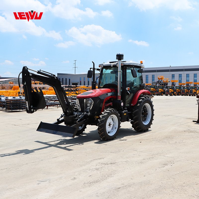 Chinese manufacturer cheapest tractor CE Certified Four-Wheel Hydraulic 100HP 80HP Excavator Tractor for Agricultural Use