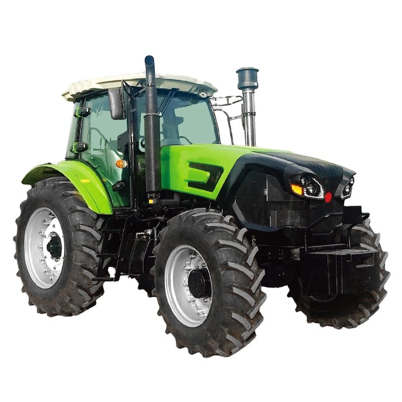 4WD Mini Tractor Agriculture Farm Tractor 50HP Compact Tractor with Front Loader and Backhoe