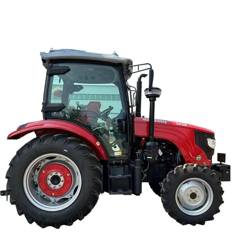 80HP Diesel Tractor Compact 4WD with New Used Agricultural Gearbox Wheeled Cultivator for Farm Garden Orchard