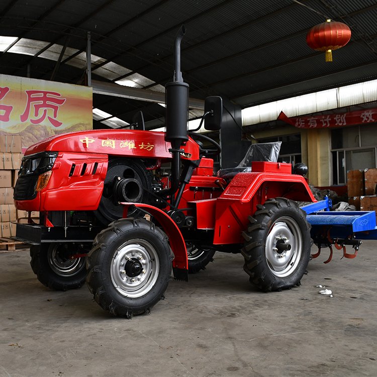 Chinese Farm 40 HP 4WD 4X4 Small Agricultural Machinery Price Mini Garden Farm Tractor With Front Loader and Backhoe for Sale