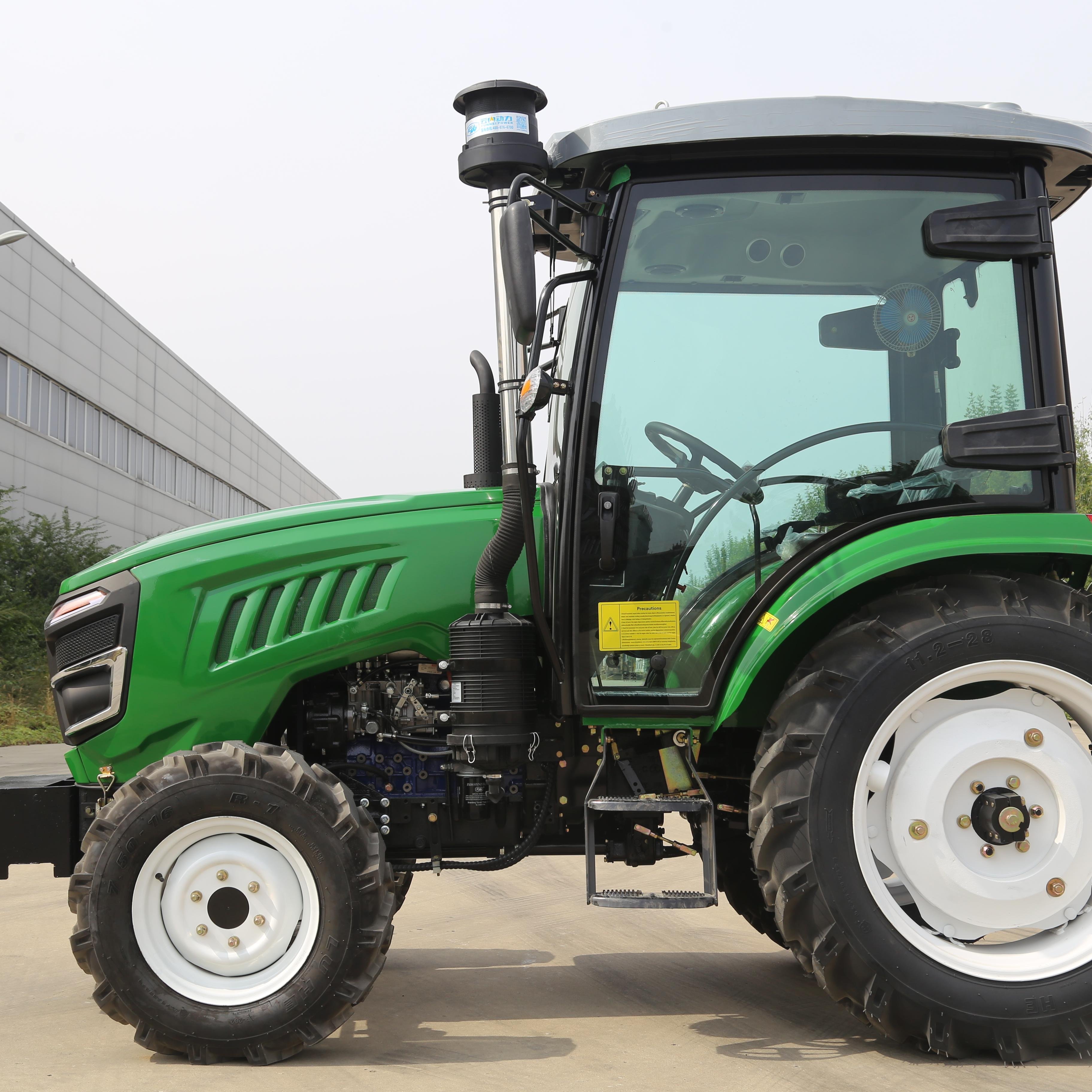 50HP 70HP 80HP 100HP 4WD Multifunctional Wheel Tractor with Core Components Engine
