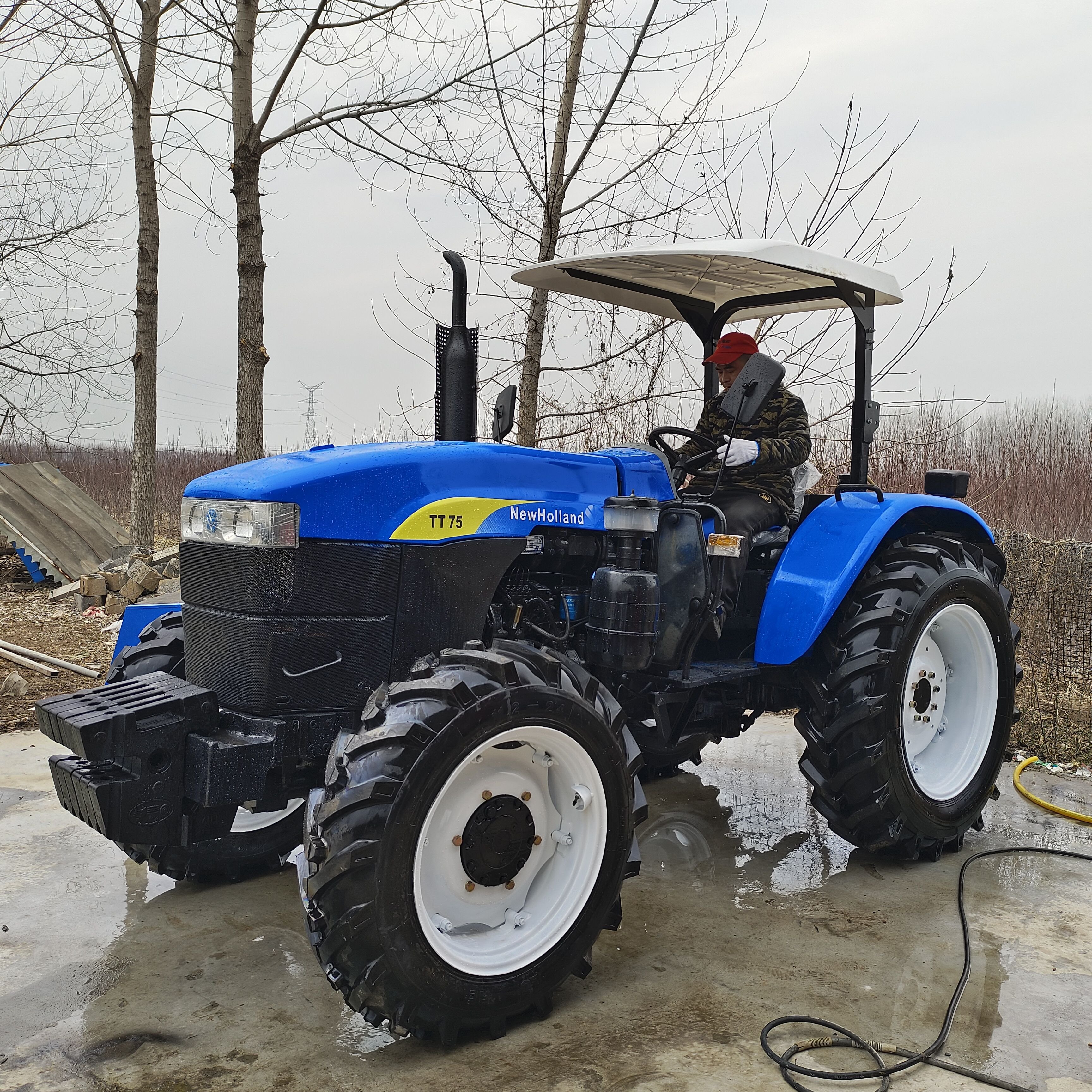 High Quality 4wd Walking Tractor Accessories Energy-saving Tractors 75hp 100hp Agricultural Machinery