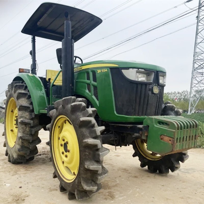 Used Deere Tractor 48hp 50hp 55hp 60hp 4x4wd Wheel Tractor for Agricultural Farm Works for Sale
