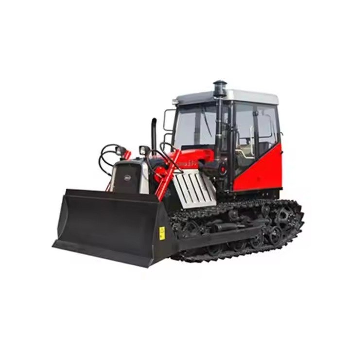 80hp Agricultural Engine Single Mini Crawler Tractor Rubber Crawler Tractor With Tractors